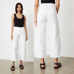 rag & bone White Flare & Wide Leg Jeans size 25 EUC